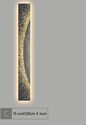 Inspire Curations Modern Luxury Luminous LED Wall Art Lamp c warm Light 180x22
