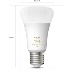 Philips Hue, Leuchtmittel, Ambience Starter-Kit (E27, 1055 lm, 2x)