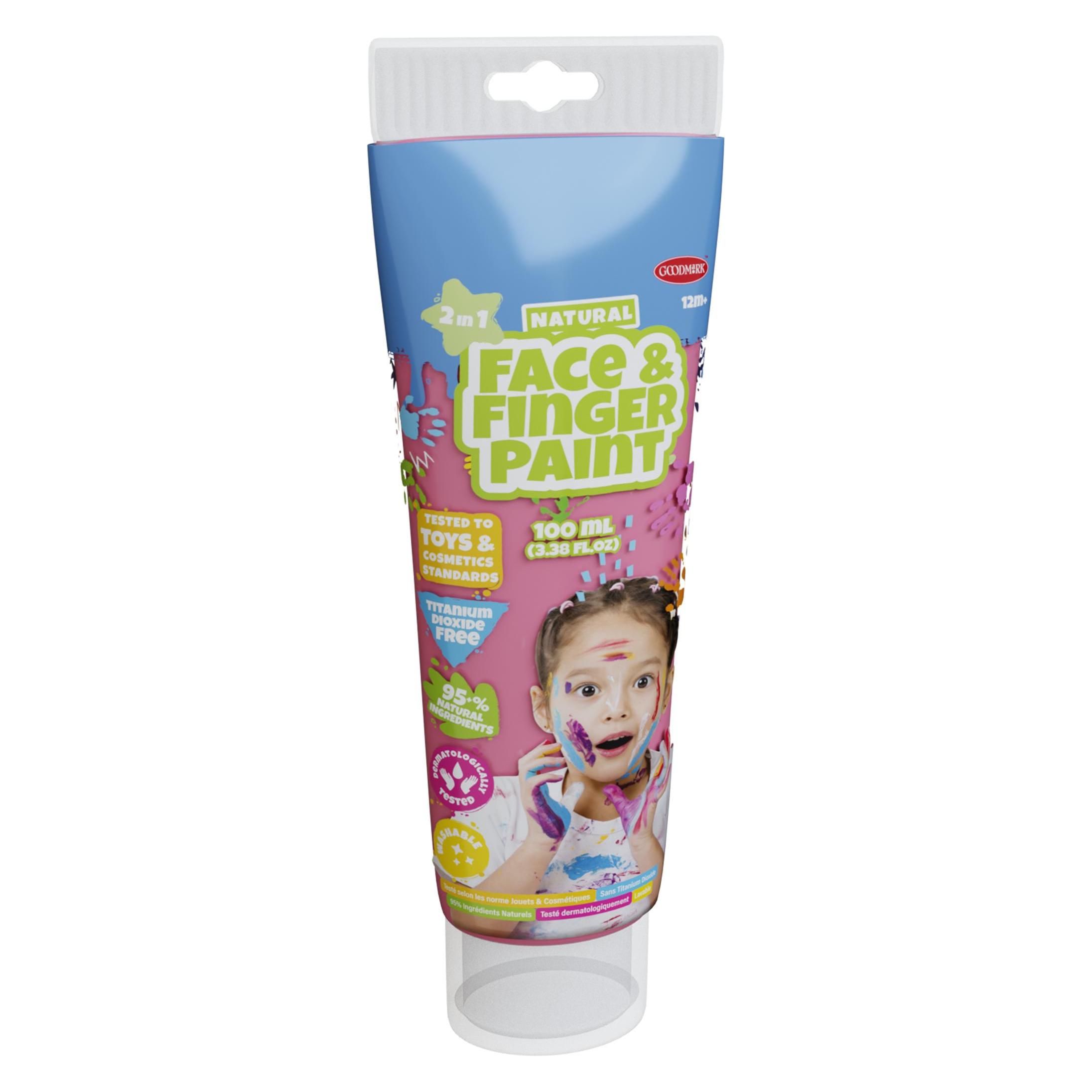 Boti Natürliche Gesichts- und Fingerfarbentube - Rosa, 100 ml (100 ml) (38581)