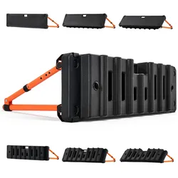 VEVOR Fußball Rebound Board 95 x 25 x 46 cm Doppelseitiges Prellwand Brett für Parks Gärten und Heimtraining, 4 Verstellbare Winkel, Tragbarer Wasserbefüllbarer PE-Rückstoßtrainer, 4,2 kg Leergewicht