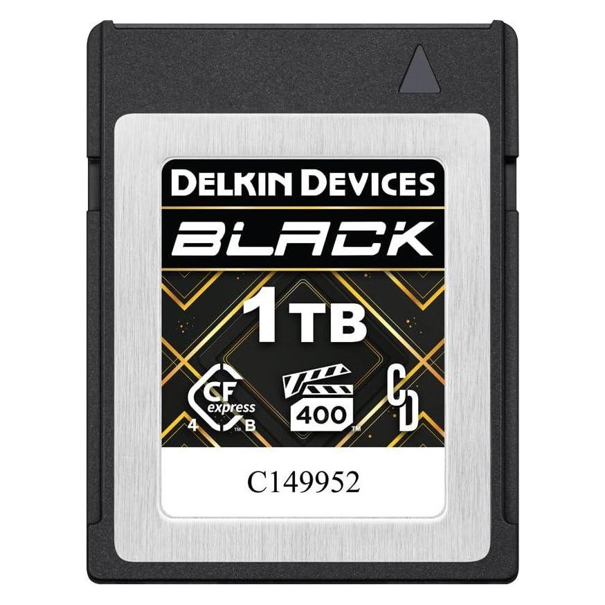 Delkin CFexpress 4.0 BLACK | Type B | R3630/W3130 (VPG400) 1TB (1000 GB, CFexpress Typ B) (DCB4BV41T)