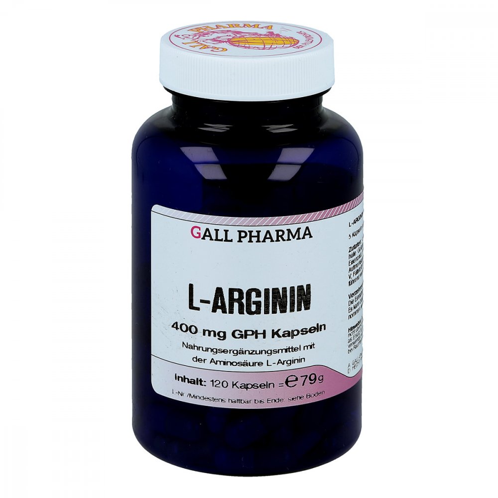 Hecht-Pharma GmbH L-arginin 400 mg Kapseln 00562991