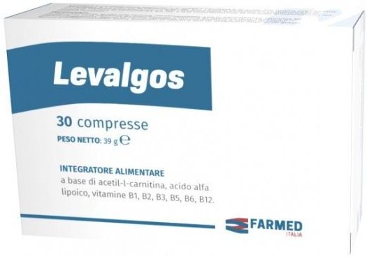 FARMED ITALIA Srl Levalgos Integratore Alimentare 30 Compresse, Supporto al Sistema Nervoso