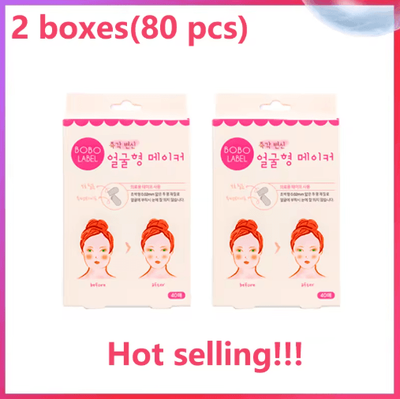 Inspire Picks Invisible V Line Face Lifting Tape Breathable Slimming & Chin Lift Stickers (40pcs) 2 Boxes