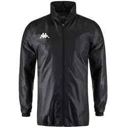 Kappa, Unisex, Sportshirt, Wister Windbreaker Jacket (XL), Schwarz, XL