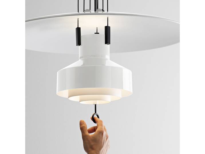 Suspension LED Saliscendi, blanche - Stilnovo - Salon / séjour - Design - Métal - À ampoule unique