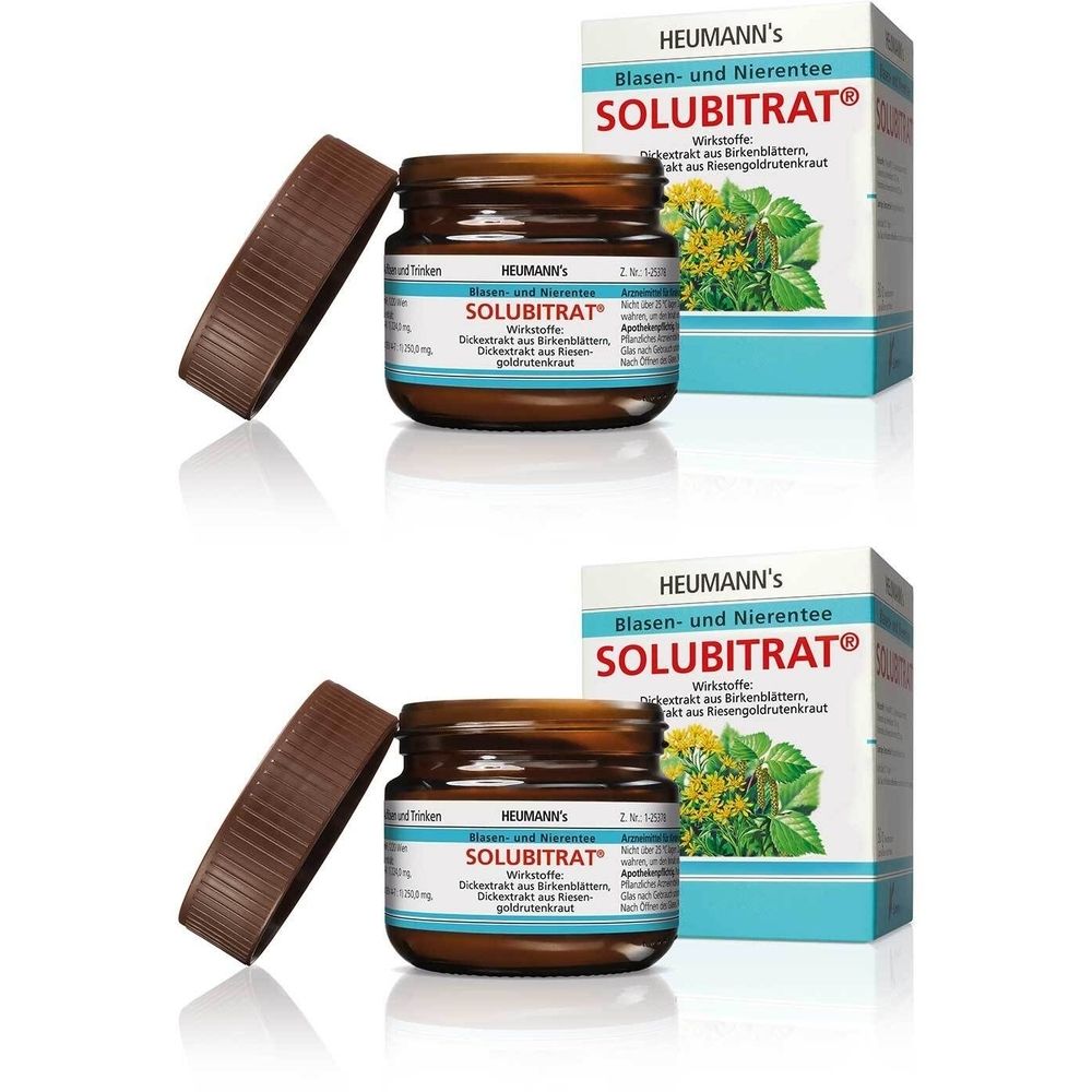 Heumann Blasen- und Nierentee Solubitrat Uro x2 2x60 g Instanttee