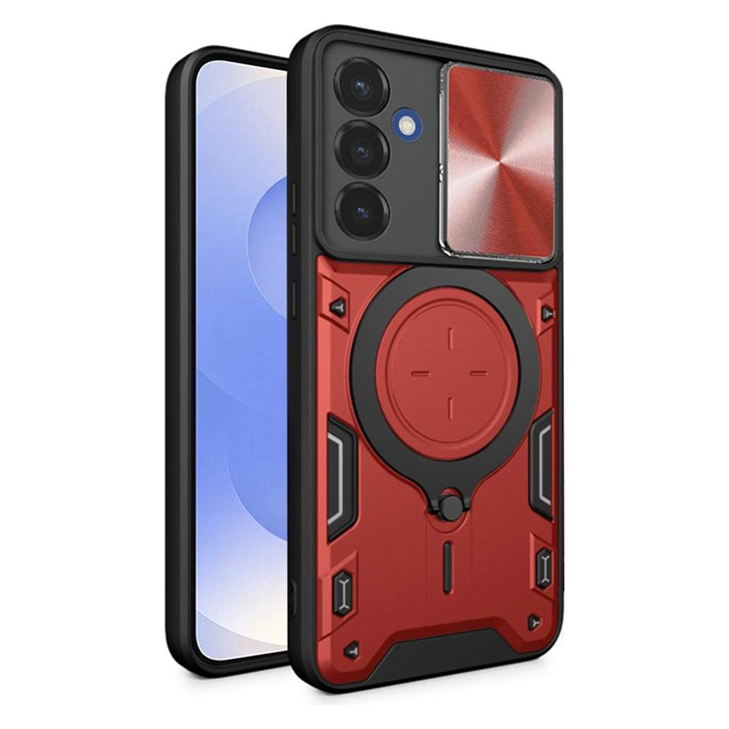 Techsuit - CamGuard Pro - Samsung Galaxy S25 - Red (Samsung Galaxy S25) (56361515)
