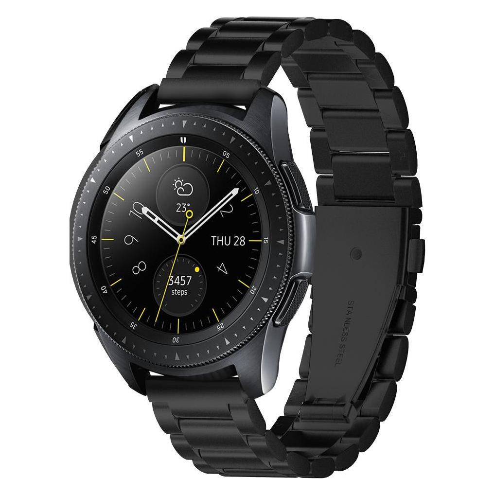 Spigen 600WB24980 Smartwatch-Zubehör Band Edelstahl (20 mm, Stainless Steel) (600WB24980)
