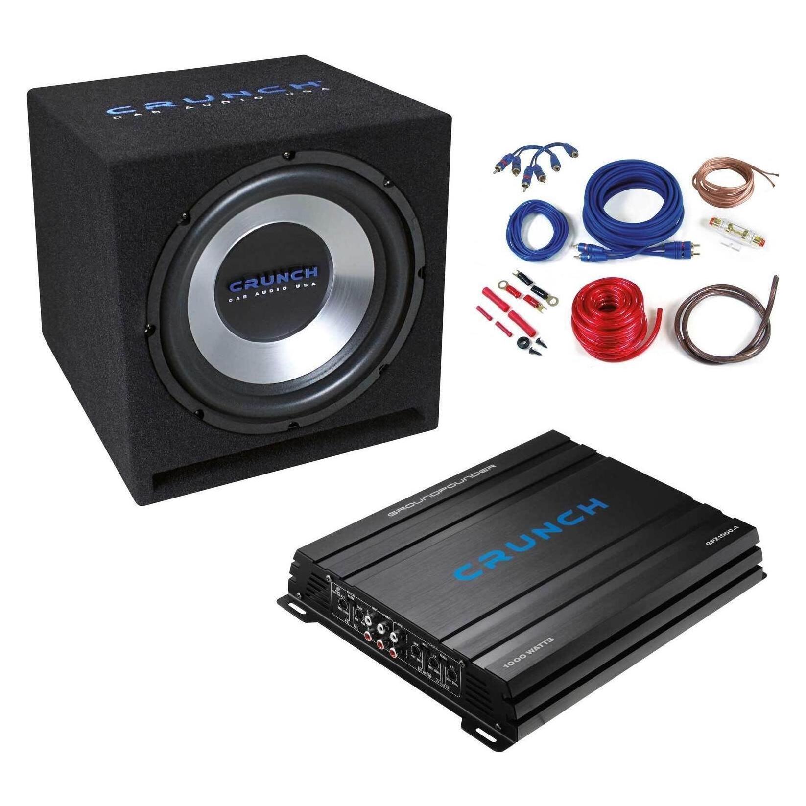 Crunch Bass Pack mit 30 cm Subwoofer & 4-Kanal Verstärker (250 W) (70679108)