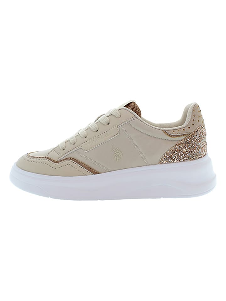 U.S. Polo Sneakers "Ginger" in Beige - 39