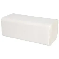 5000 Blatt Handtuchpapier Tissue, recycled V-Falz 23 cm x 25 cm hochweiss 1-lagig