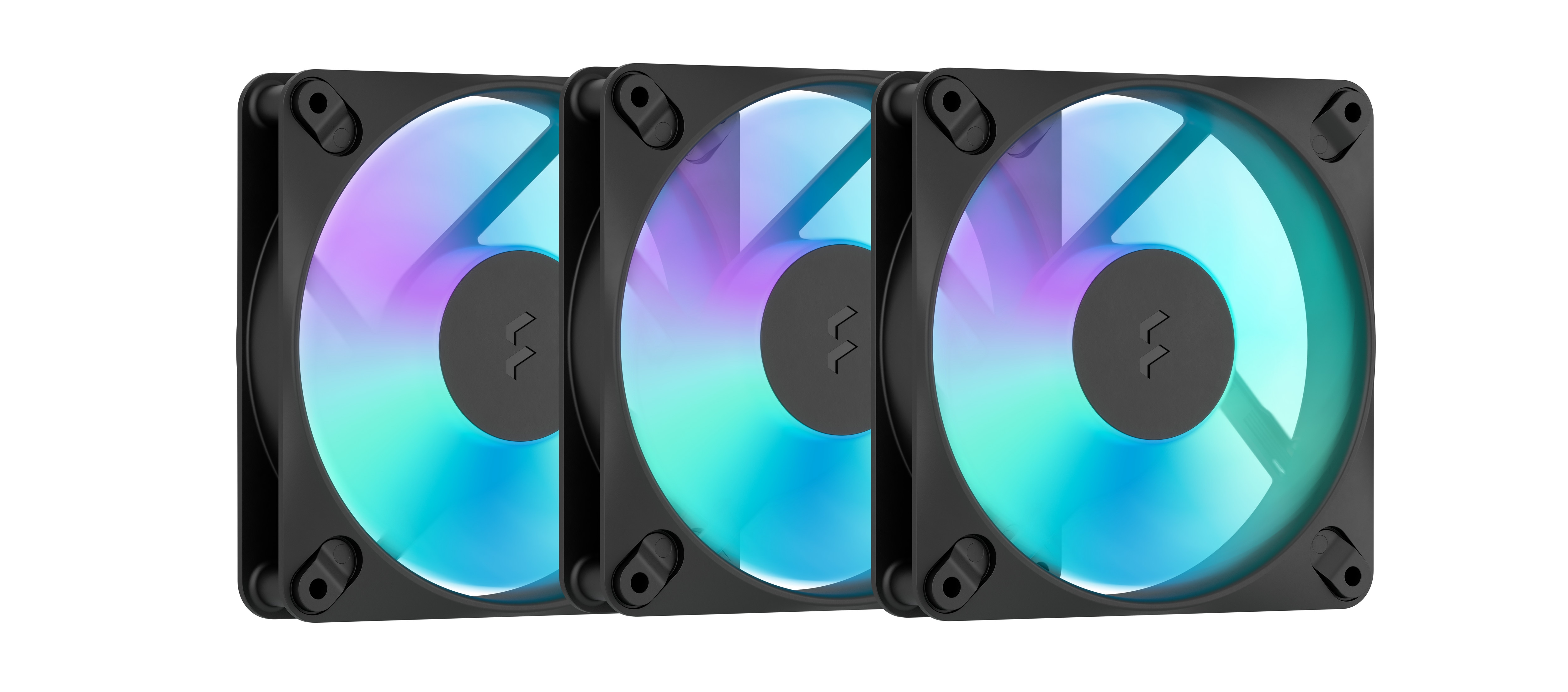 Fractal Design Dynamic 3 RGB 140mm Gehäuselüfter schwarz 3er Pack