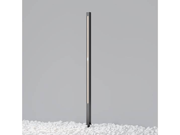 Borne lumineuse LED Pole 80cm Gris