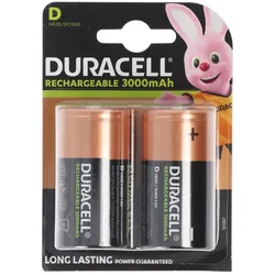 Duracell Recharge Akku HR20 Mono LR20 NiMH 3000mAh 2er Blister