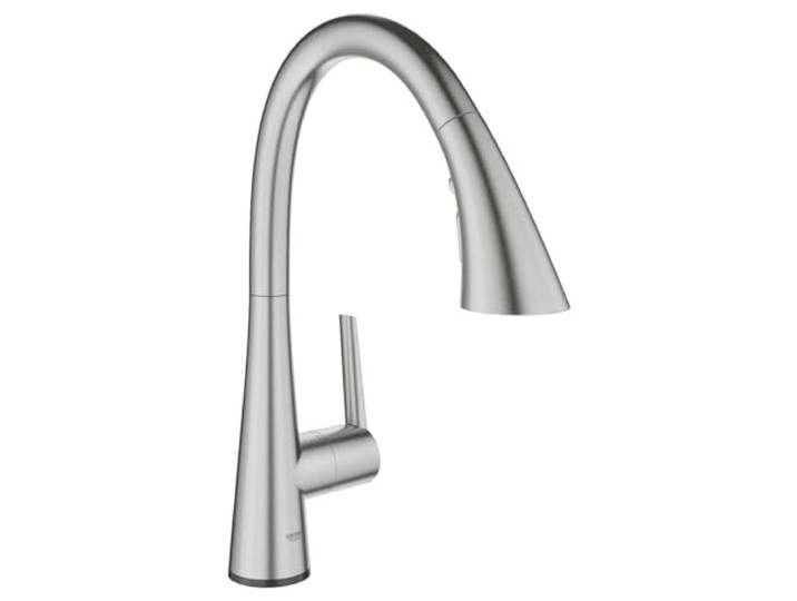GROHE Zedra Touch, Küchenarmatur mit Sensor-Bedienung, 360° schwenkbar