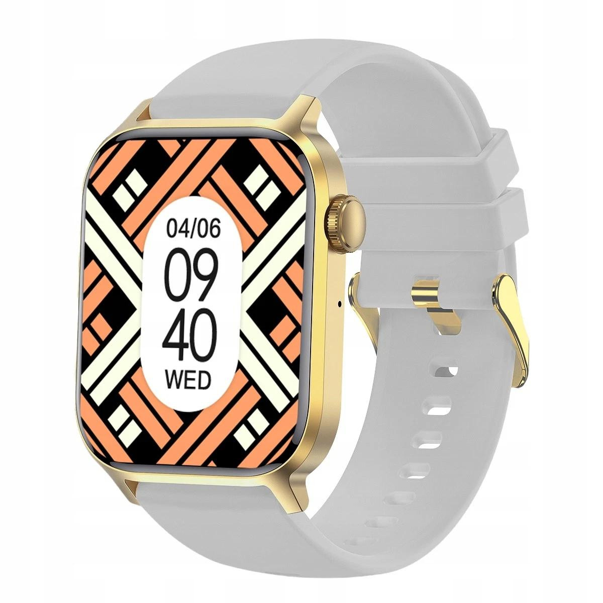 Kiano Watch GO Heaven Smartwatch, goudkleurig, met Bluetooth en compatibel met Android voor telefoongesprekken