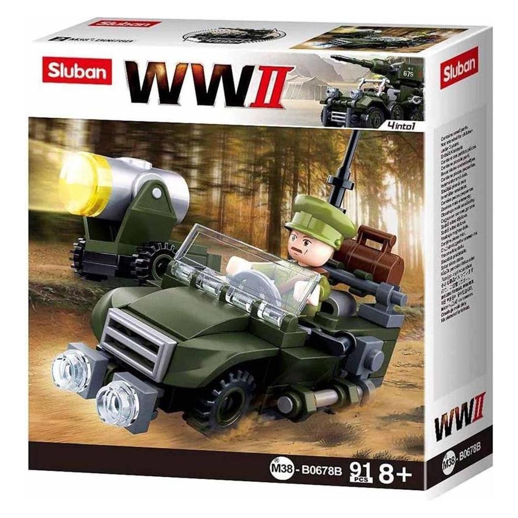 Sluban SL07123 - Mini-Bauset Geländewagen (SL07123)