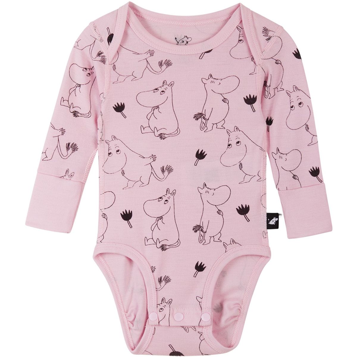 Reima Bodysuit, Moomin Raraste pale rose (4012) 62/68 cm 5200069E4012062