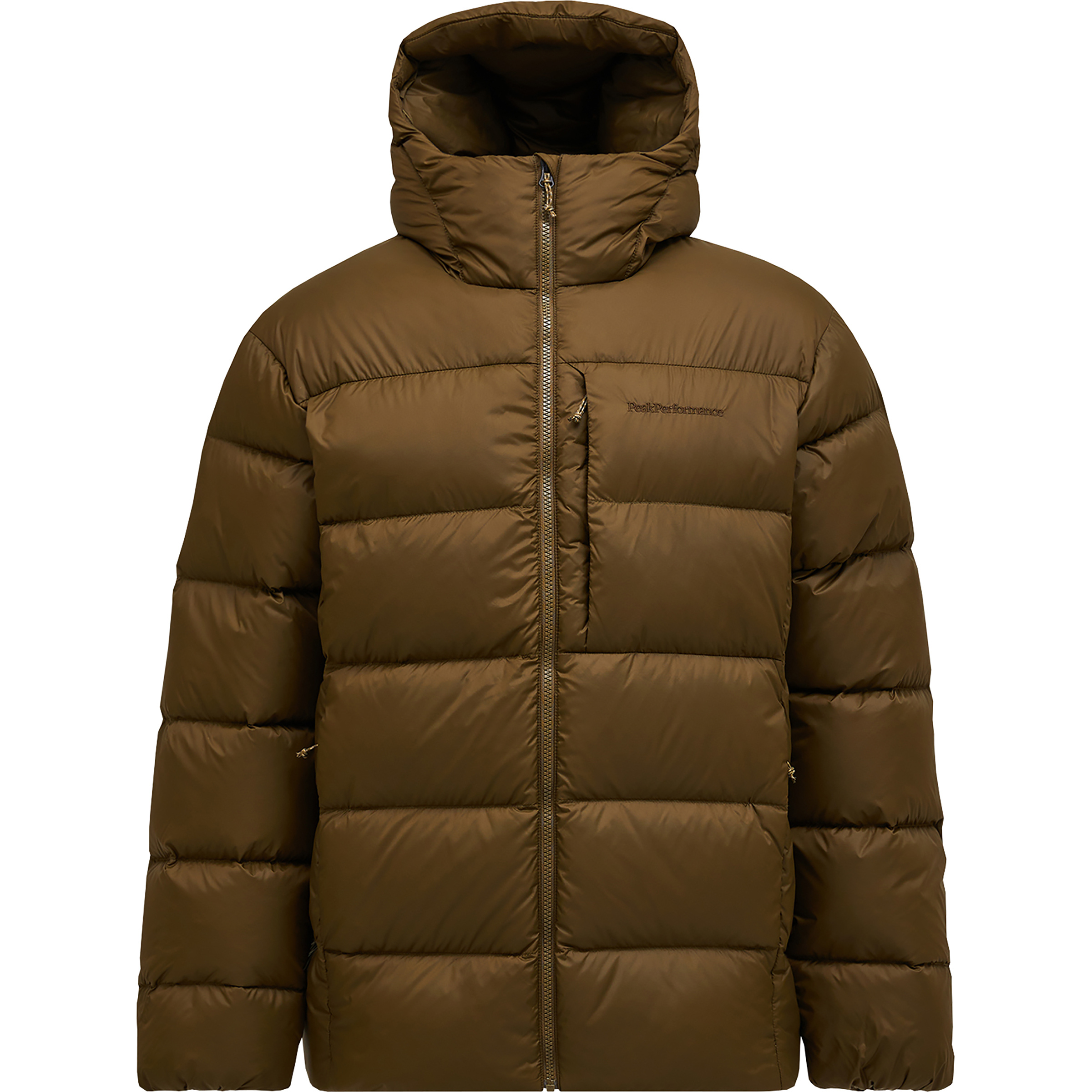 Peak Performance Frost Down Puffer Herren Isolationsjacke braun Größe XL Lifestyle Wasserabweisend Wasserabweisend