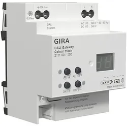 Gira DALI Gateway Colour 1f REG KNX Secure 211100