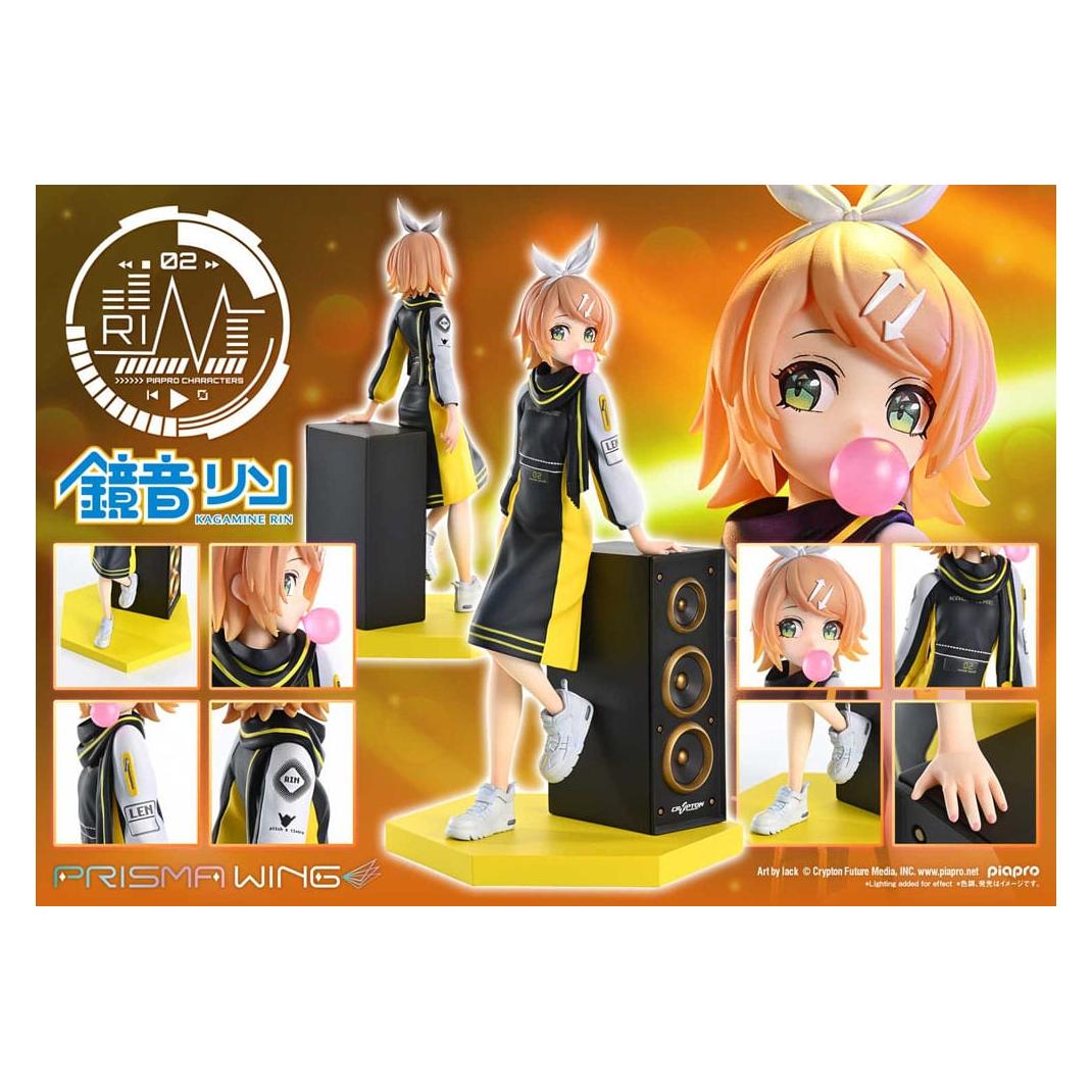 Prime 1 Studio Vocaloid statuette PVC 1/7 Prisma Wing Piapro Characters Kagamine Rin (Art by lack) 21 cm (P1SPWPCL-03P)