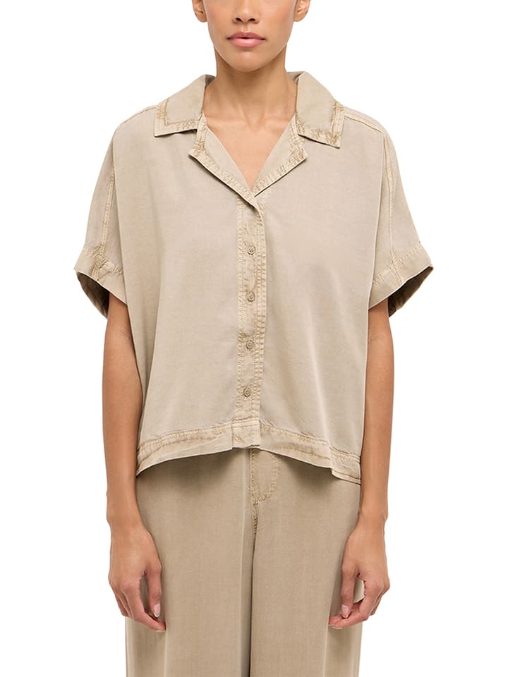 Mustang Bluse "Ruby" in Beige - 38