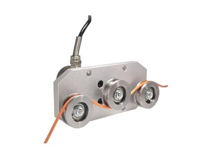 3-Draht-Wägezellen-Spannungssensor 0,3 kg,5 1 2 10 20 30 50 100 Waage Drei Riemenscheiben Drahtseil Kraft Gewicht für Trichter(50KG)