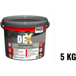 Sopro Bauchemie DFX DesignFugenEpoxi Fugenmörtel 5 kg Eimer Weiß 10