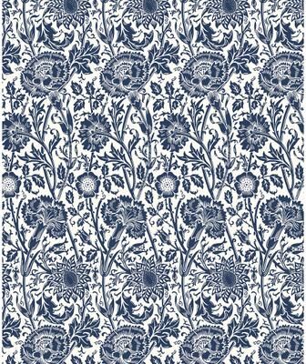 Seabrook Designs Tonal Floral Trail Nonwoven Unpasted Wallpaper