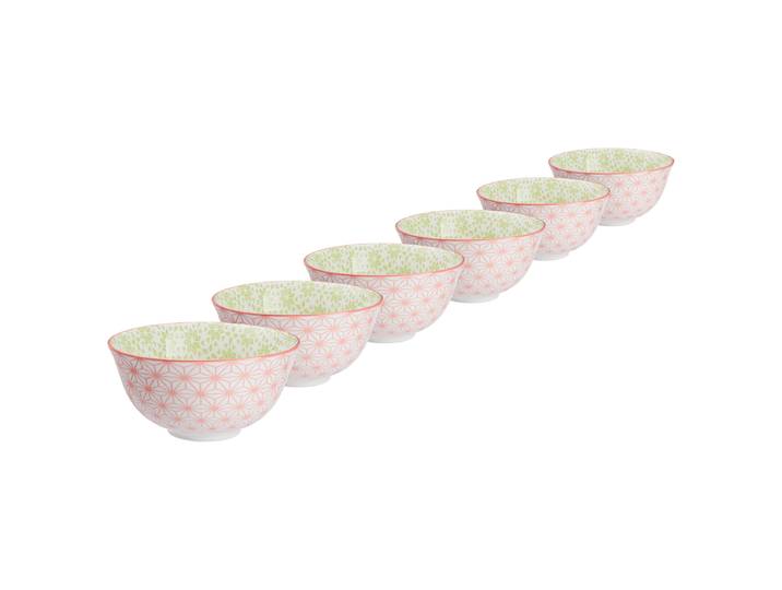 Schale ORNAMENTS 6er-Set Ø 11cm Pink/Rosa