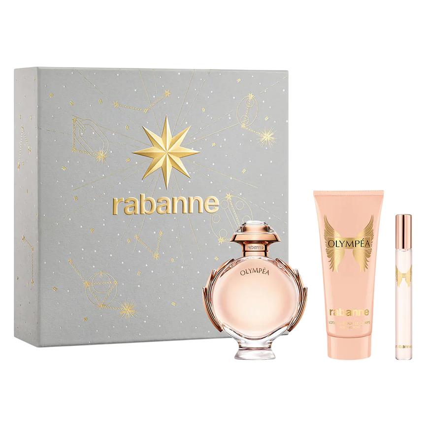 Paco Rabanne Olympea Eau De Parfum Spray Set 80ml Spray 100ml Body Lotion 10ml Eau De Parfum (Parfum Set) (62604999)