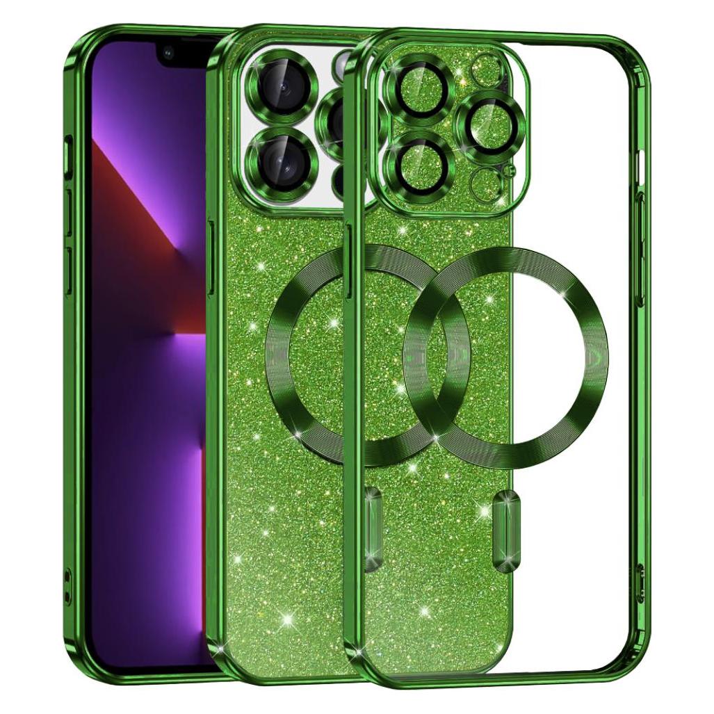 Techsuit - Luxury Glitter MagSafe - iPhone 13 Pro - Deep Green (Apple iPhone 13 Pro) (56349754)