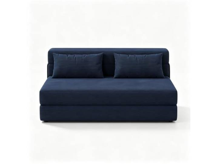 Koioplie L-förmiges Schlafsofa 4-teilig Klappbar Memory-Schaum Marineblau Gästebett, ohne Montage, wandelbare Form, kompakt für kleine Räume