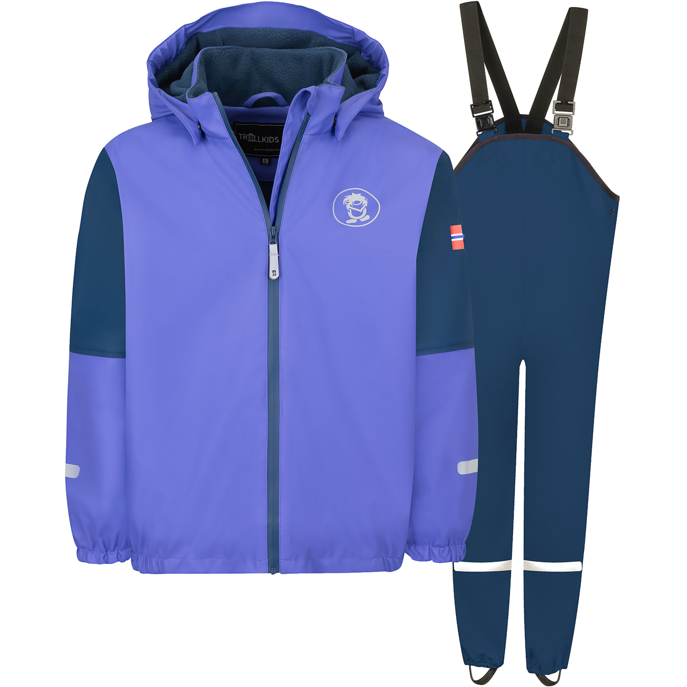 Trollkids Odda Winter Set Kinder Overalls lila Größe 116 Lifestyle Widerstandsfähig