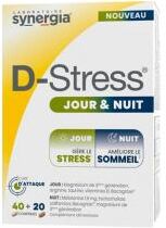 Synergia D-Stress Jour & Nuit - Boîte de 60 Comprimés - Boîte 60 comprimés