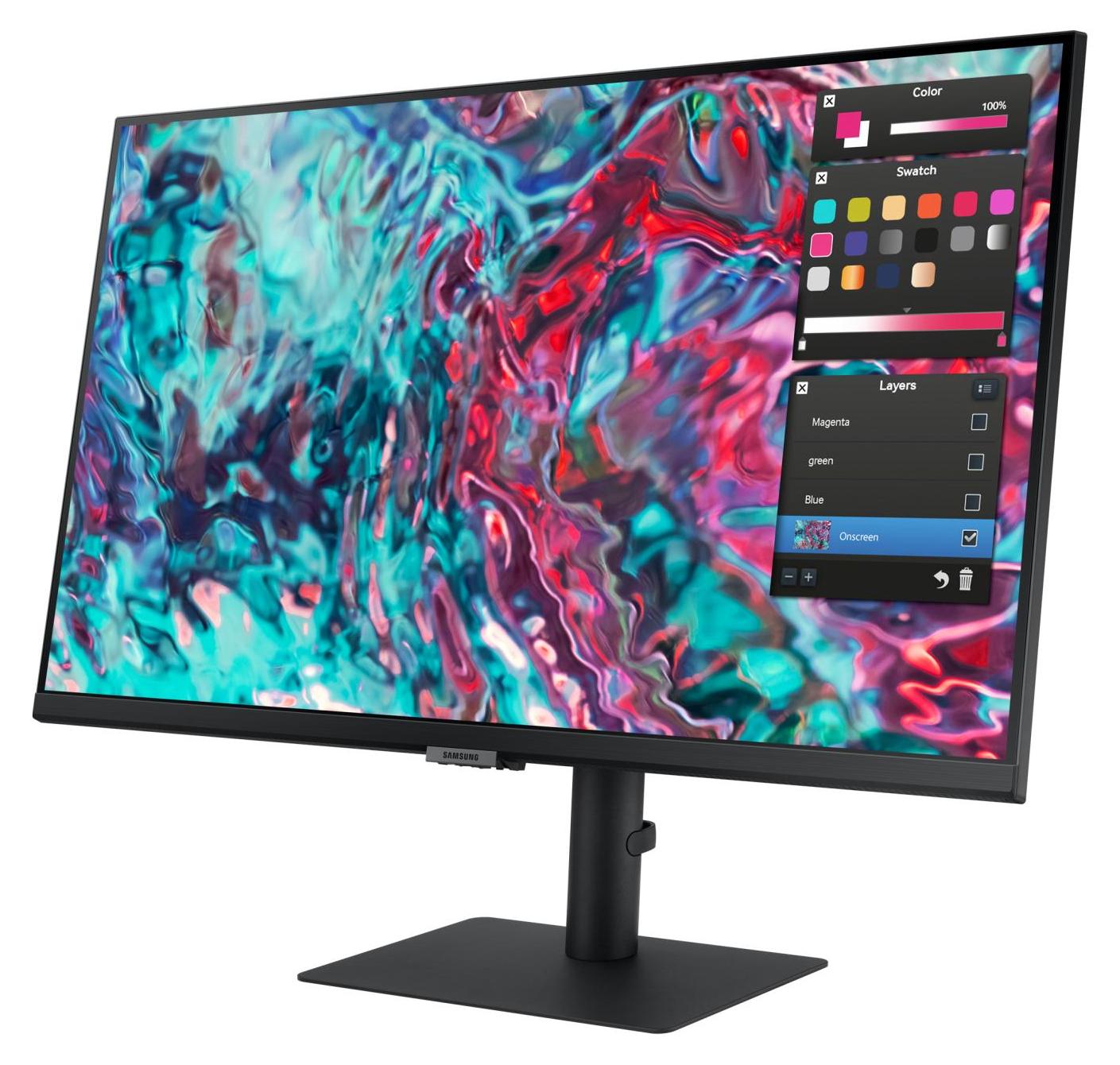 Samsung S80TB, 68,6 cm (27"), 3840 x 2160 Pixel, 4K Ultra HD, LED, 5 ms, Schwarz