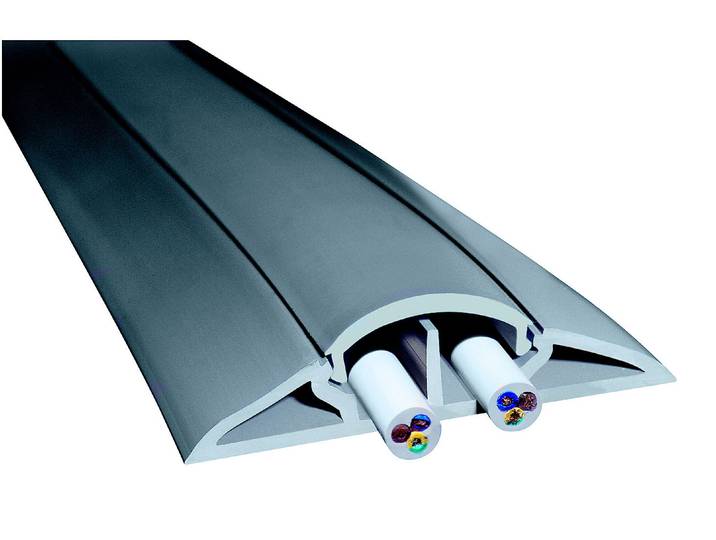 Protège-câbles longueur 3m 2x12mm gris