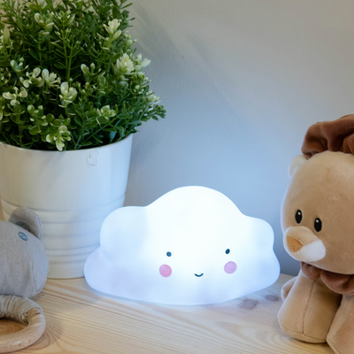 HomeDecorAndMore LLC Cute Little Cloud Lamp Blue