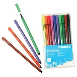 DONAU 330257099  Fineliner farbsortiert 0,4 mm10St.