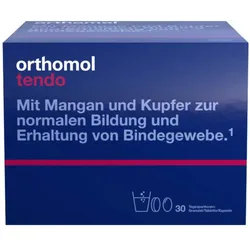 orthomol tendo - Mikronährstoffe, Mangan und Kupfer - Granulat/Tablette/Kapseln