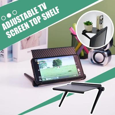 Adjustable TV Screen Top Shelf Organizer Adjustable TV Screen Top Shelf Organizer