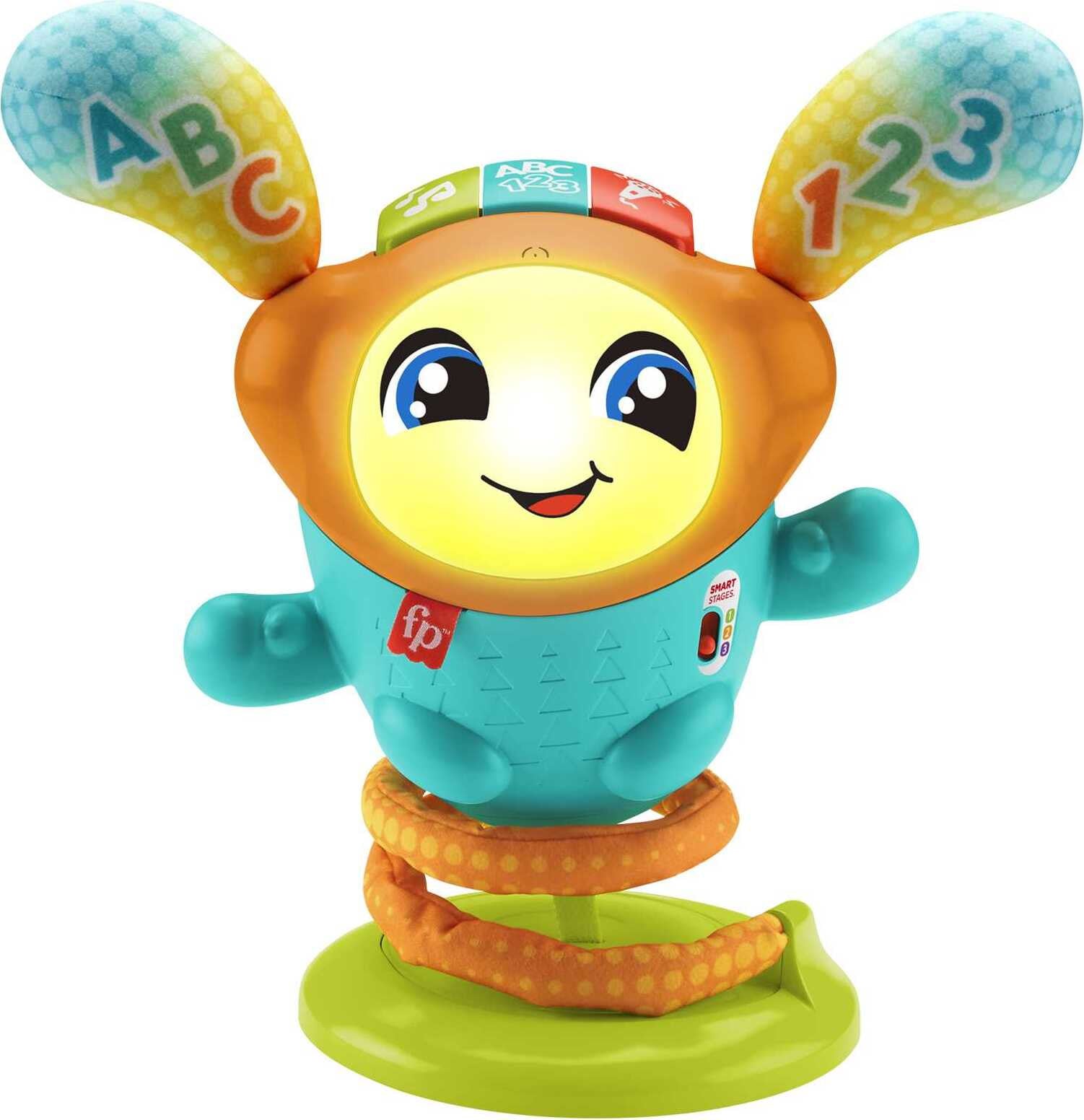 Fisher-Price DJ Hüpfi, leerzaam muzikaal speelgoed voor peuters