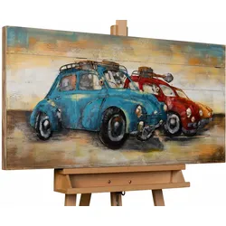 WANDBILD Blau 100/50 cm