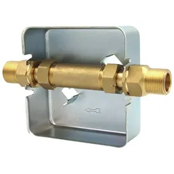 Wasserzähler Unterputz-Einbaukasten UPK, 3/4` AG, 18mm Lötanschluss