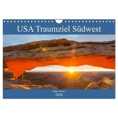 USA Traumziel Südwest (Wandkalender 2026 DIN A4 quer), CALVENDO Monatskalender
