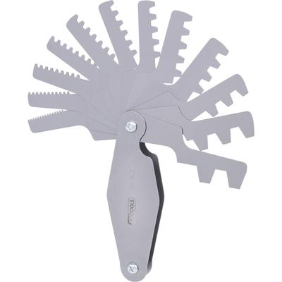 Ks Tools Trapez-Gewindestahllehre, für 30° Gewinde, 2-12mm [Hersteller-Nr. 300.0622]