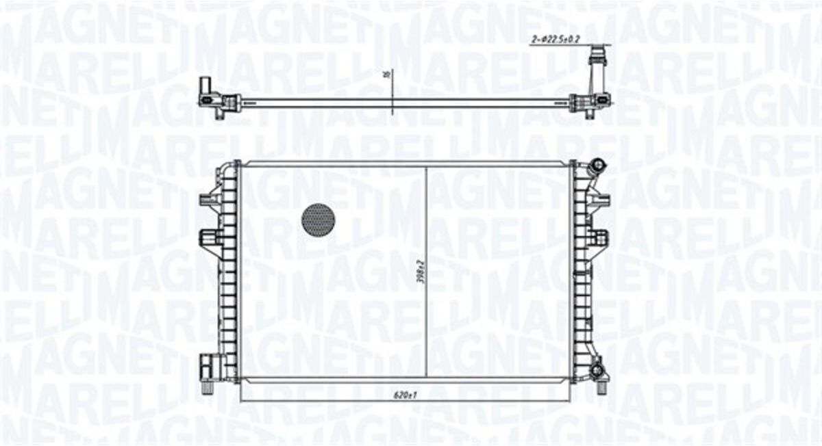Magneti Marelli Radiatore 350213166300