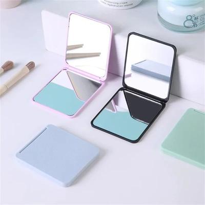 Uplift Treasures Foldable Double Sided Makeup Mirror blue