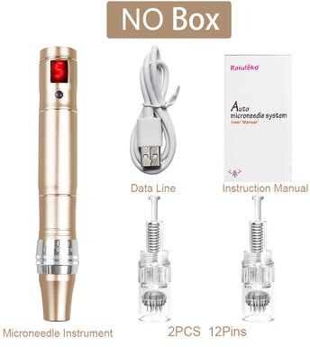 Top Demand Picks Professional High Frequency Beauty Instrument, Wireless Rechargeable Derma Pen For Skin Tightening, Multifunctional Skin gold No Box